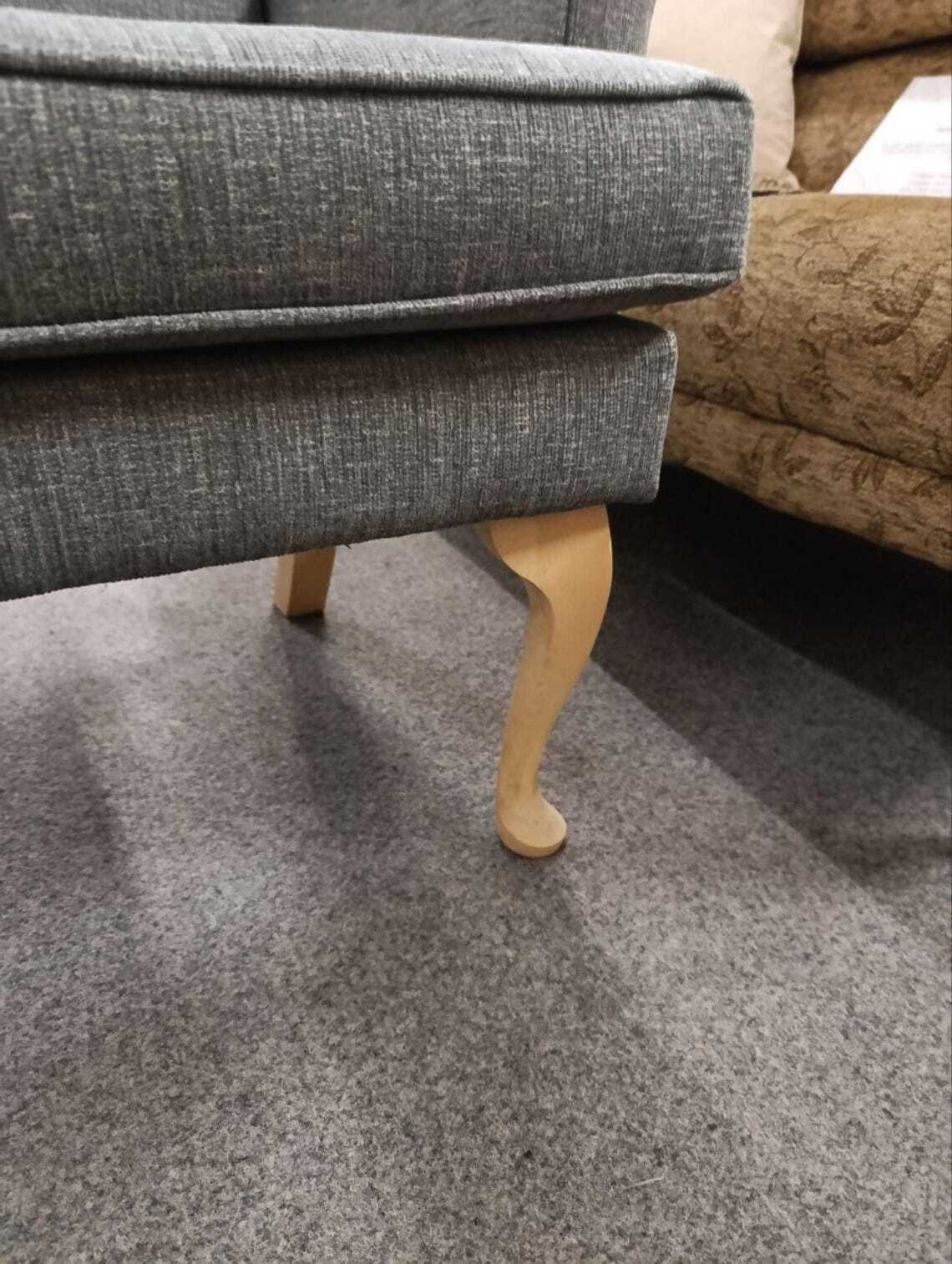 British Upholstered Wingback Two Seater Sofa  Brand New Upholstery (Higher Seat For Easier Access) photo vinterior