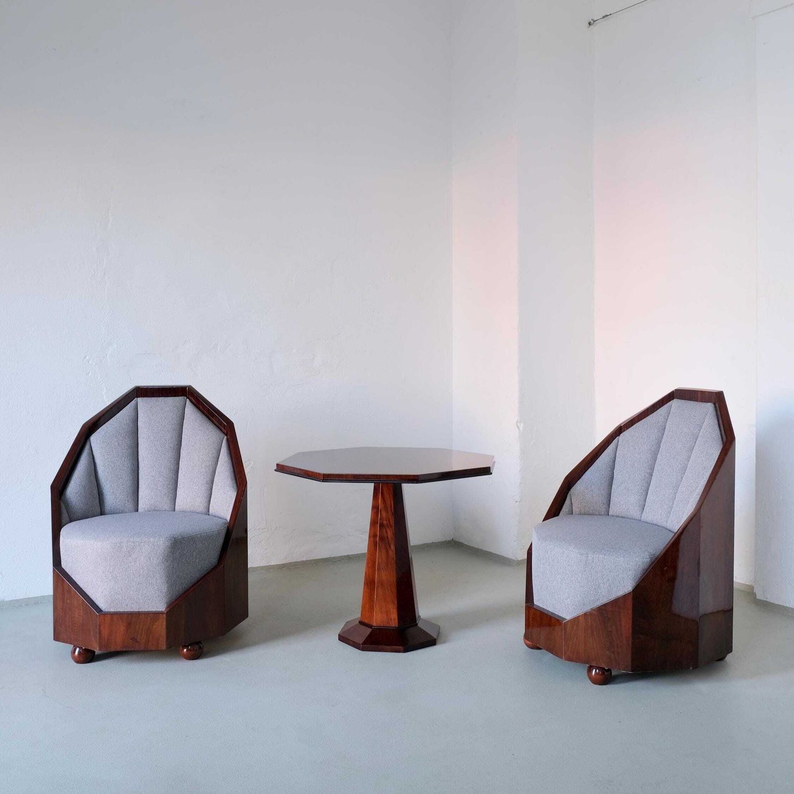 Leon Emile Bouchet Art Deco Lounge Set | 1930s
