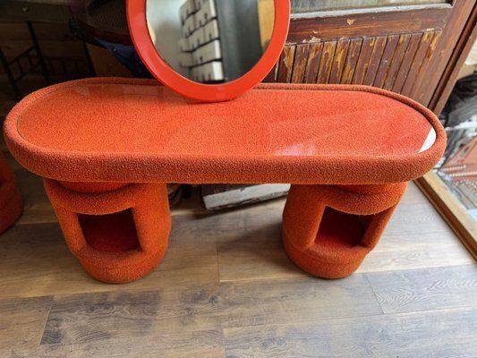 Dressing Table With Chairs From Kecskemét Furniture, 1975, Set Of 3 photo 3121.0