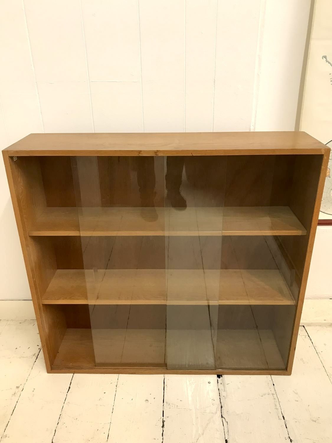 Vintage Mid Century Teak Modular Bookcase / Display Cabinets With Sliding Glass Doors   ( Phoenix Of Charing Cross) photo Furniture