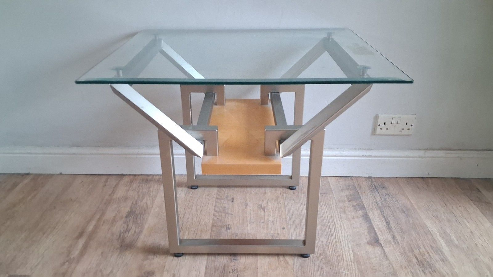 photo furniture 1980's Contemporary Industrial  Mid Century Designer Drinks /Coffee Table