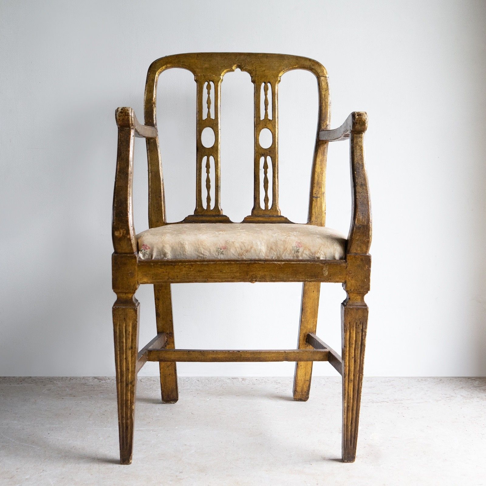 Antique Gilt Venetian Side Chair, Late 18th/Early 19th Century
