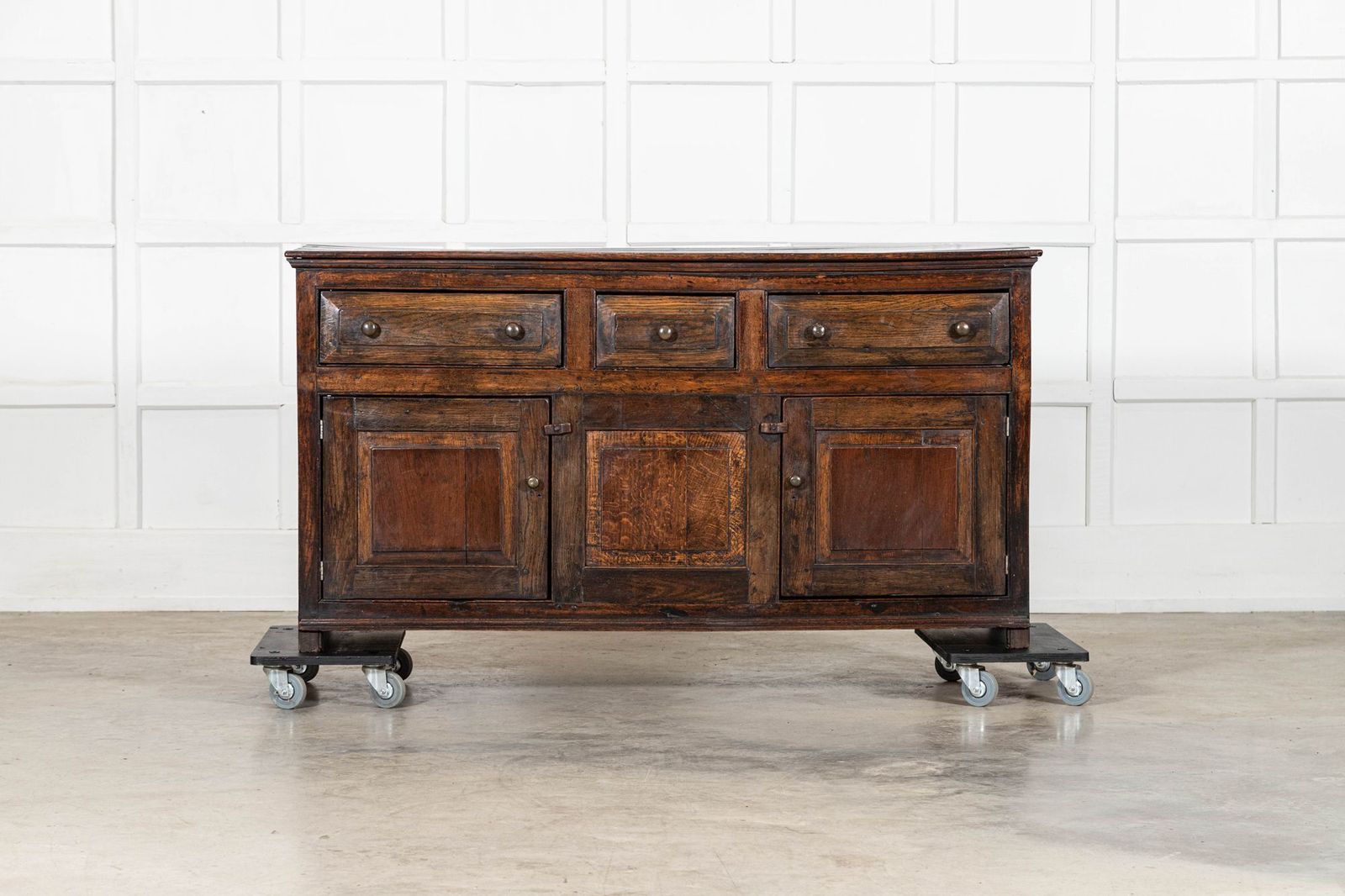 Vernacular Oak Dresser Base, 18th Century And Earlier