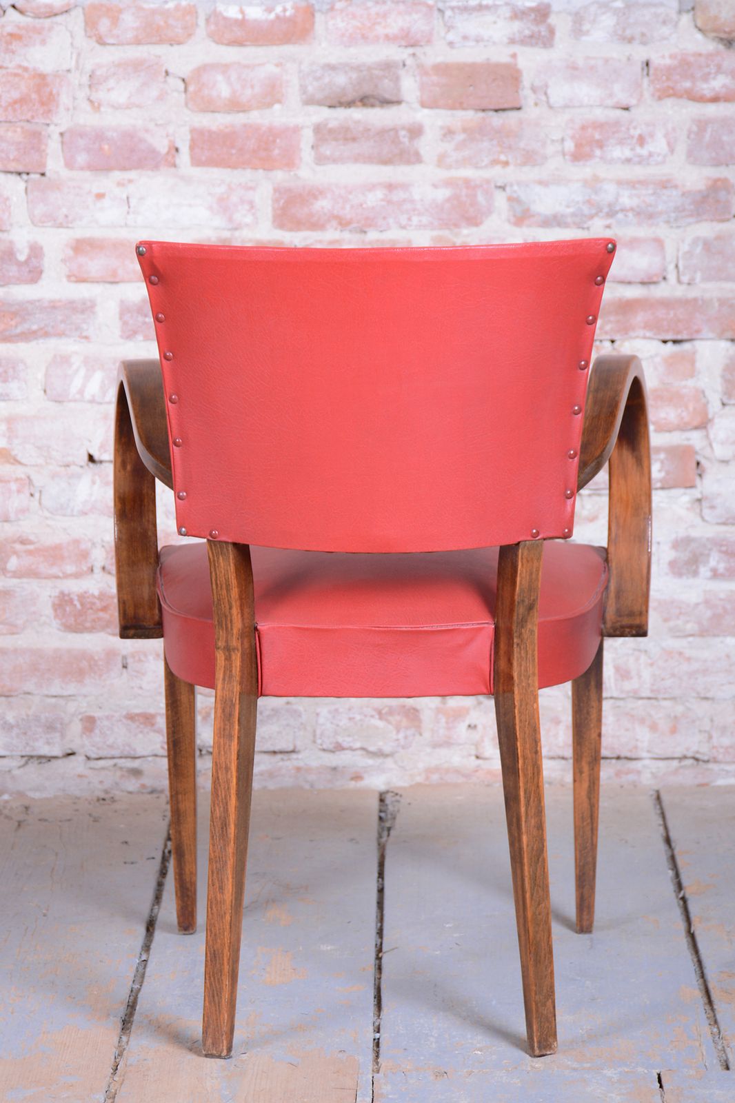 Restored Art Deco Armchair, By Jules Leleu, Beech, Revived Polish, France, 1930s photo buy