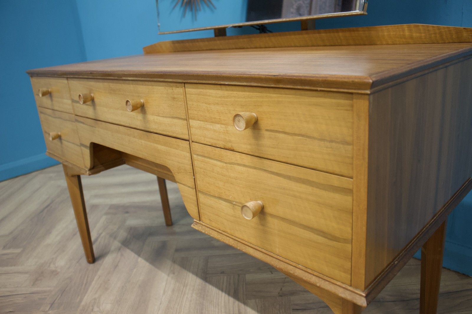 Mid Century Walnut Dressing Table From Alfred Cox, 1950s #1635 photo 749.0