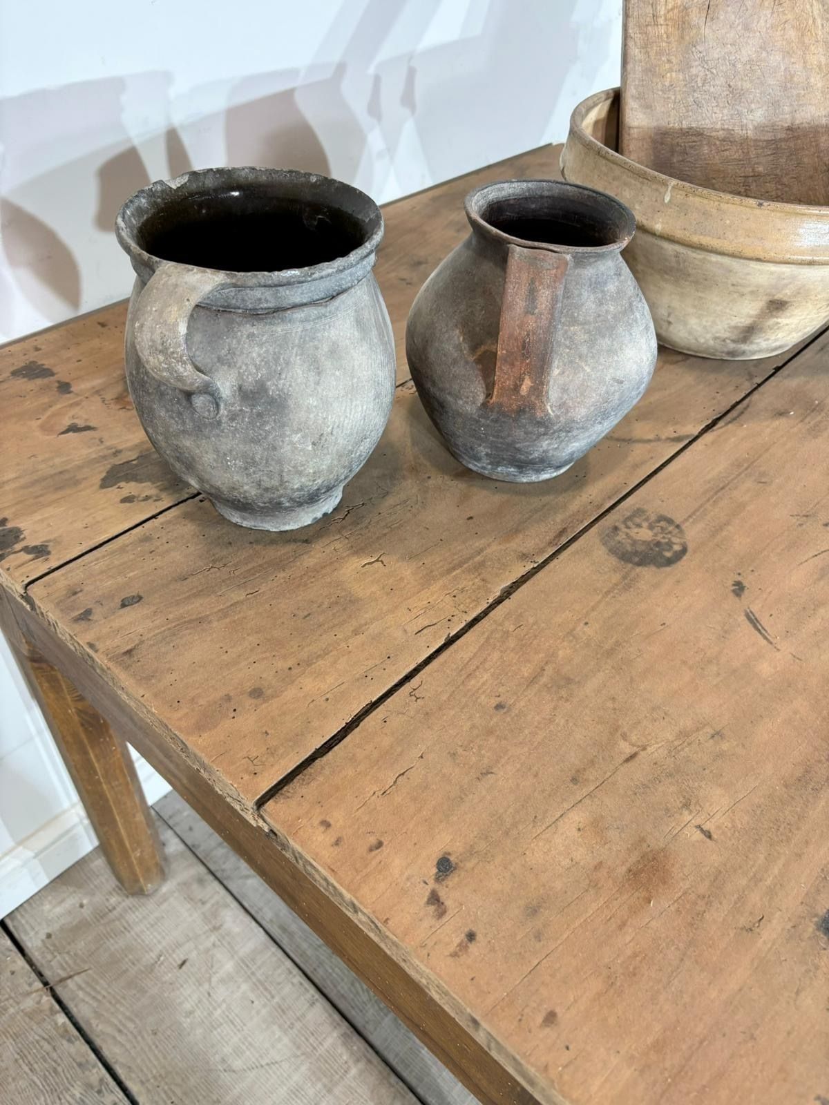 Antique French Rustic Kitchen Table / Desk photo for sale