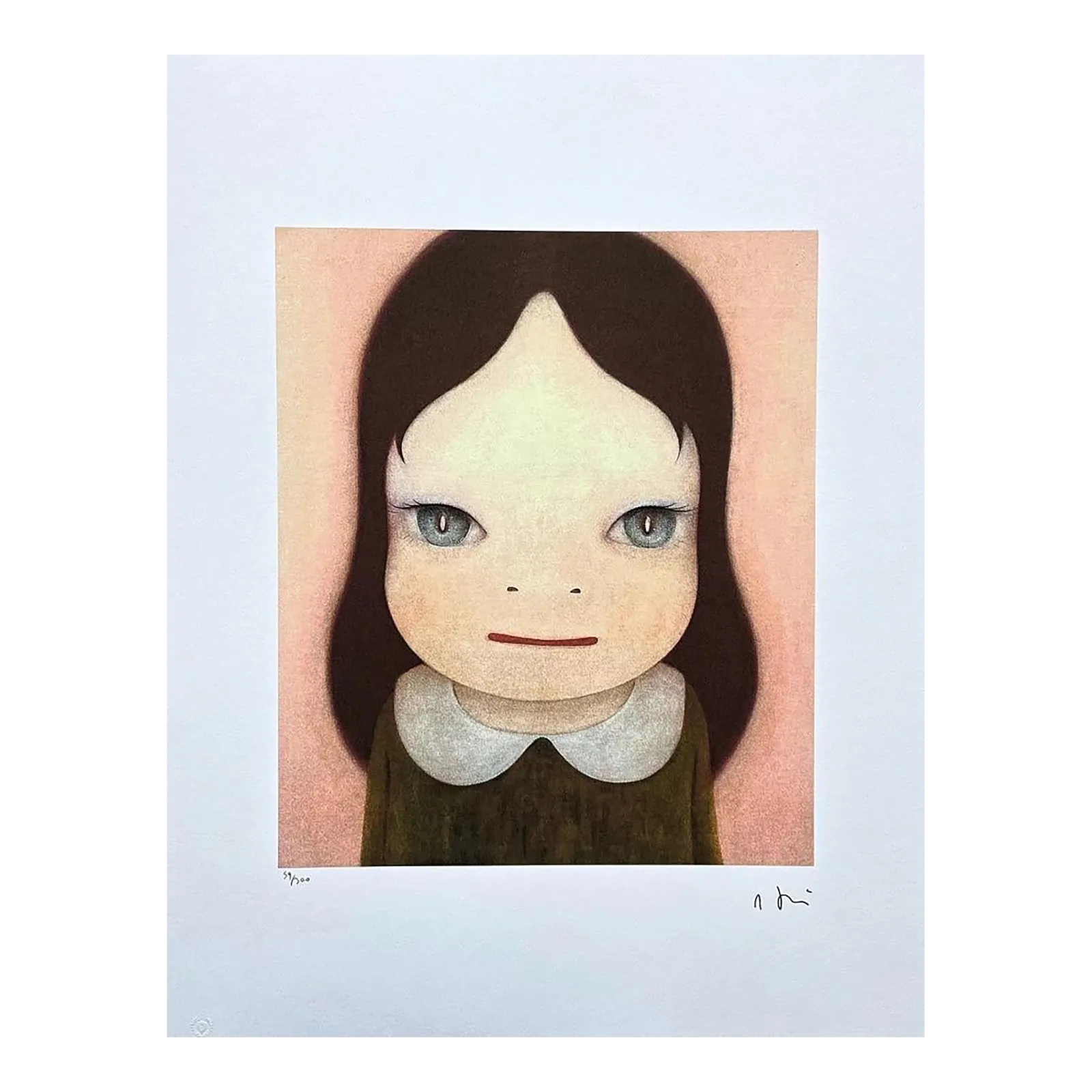 After Nara Yoshitomo, Twins II, 1990s, Limited Edition Lithograph