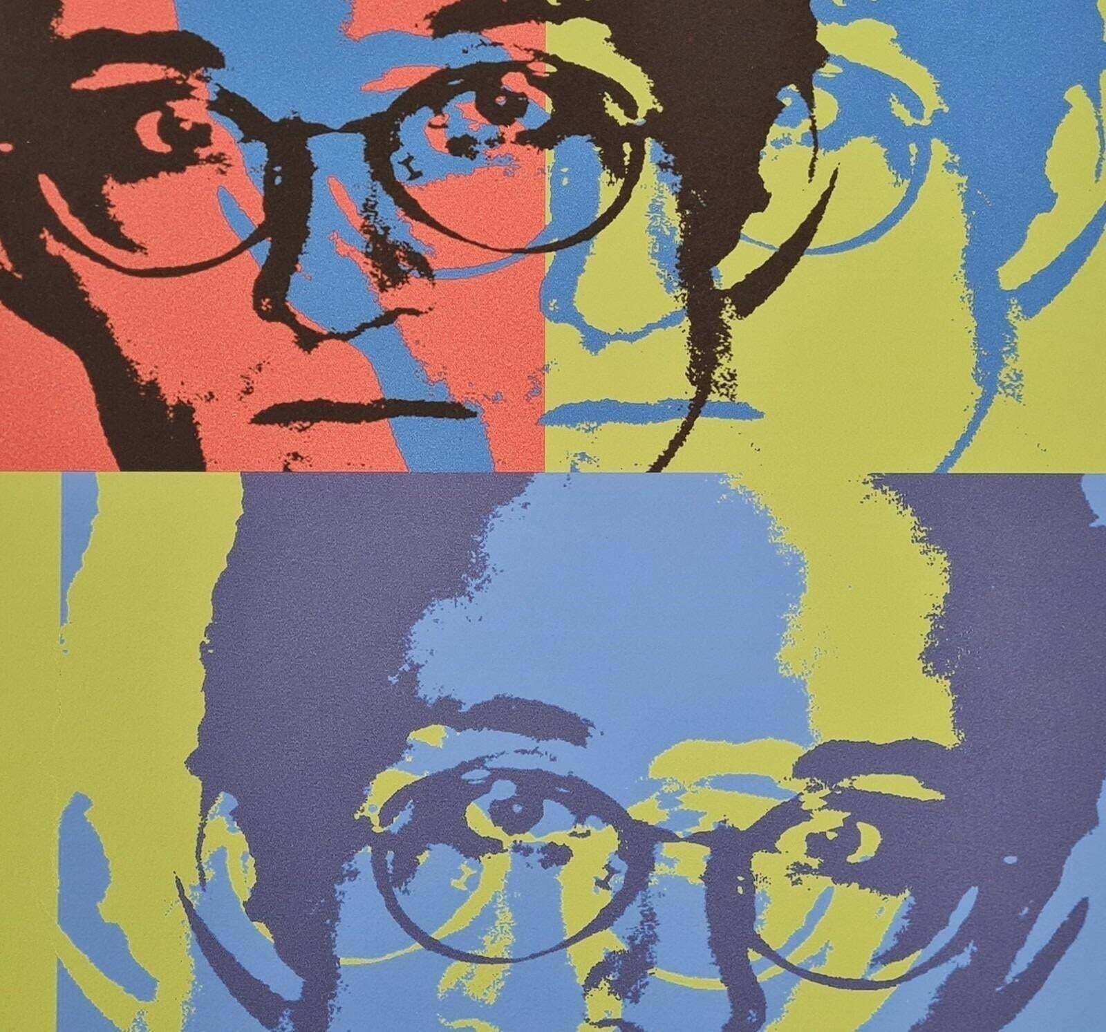After Andy Warhol, Keith Haring, 1980s, Lithograph photo vinterior