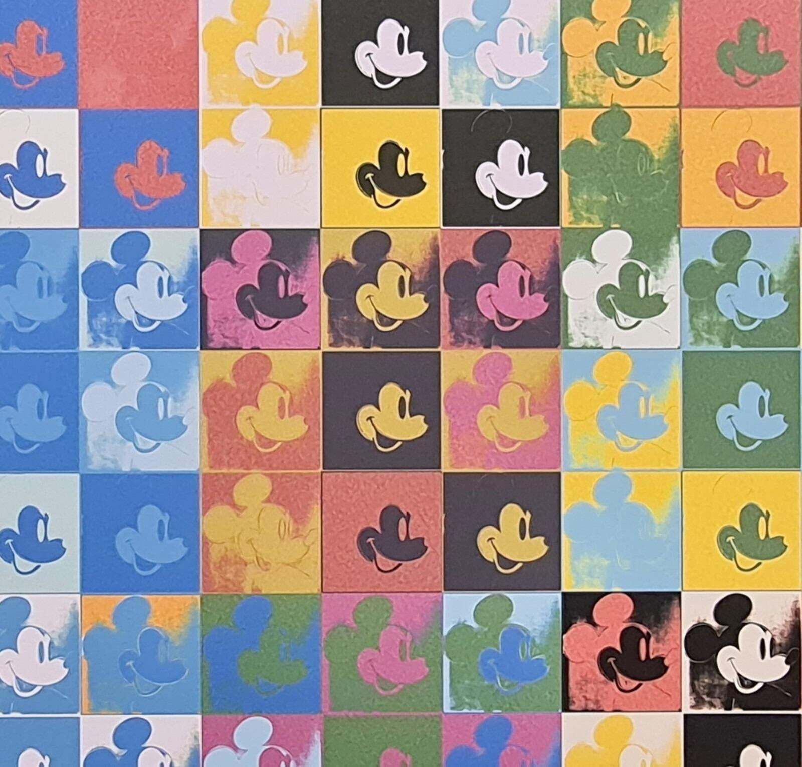 After Andy Warhol, Mickey Mouse, 1980s, Lithograph Reproduction Print photo furniture
