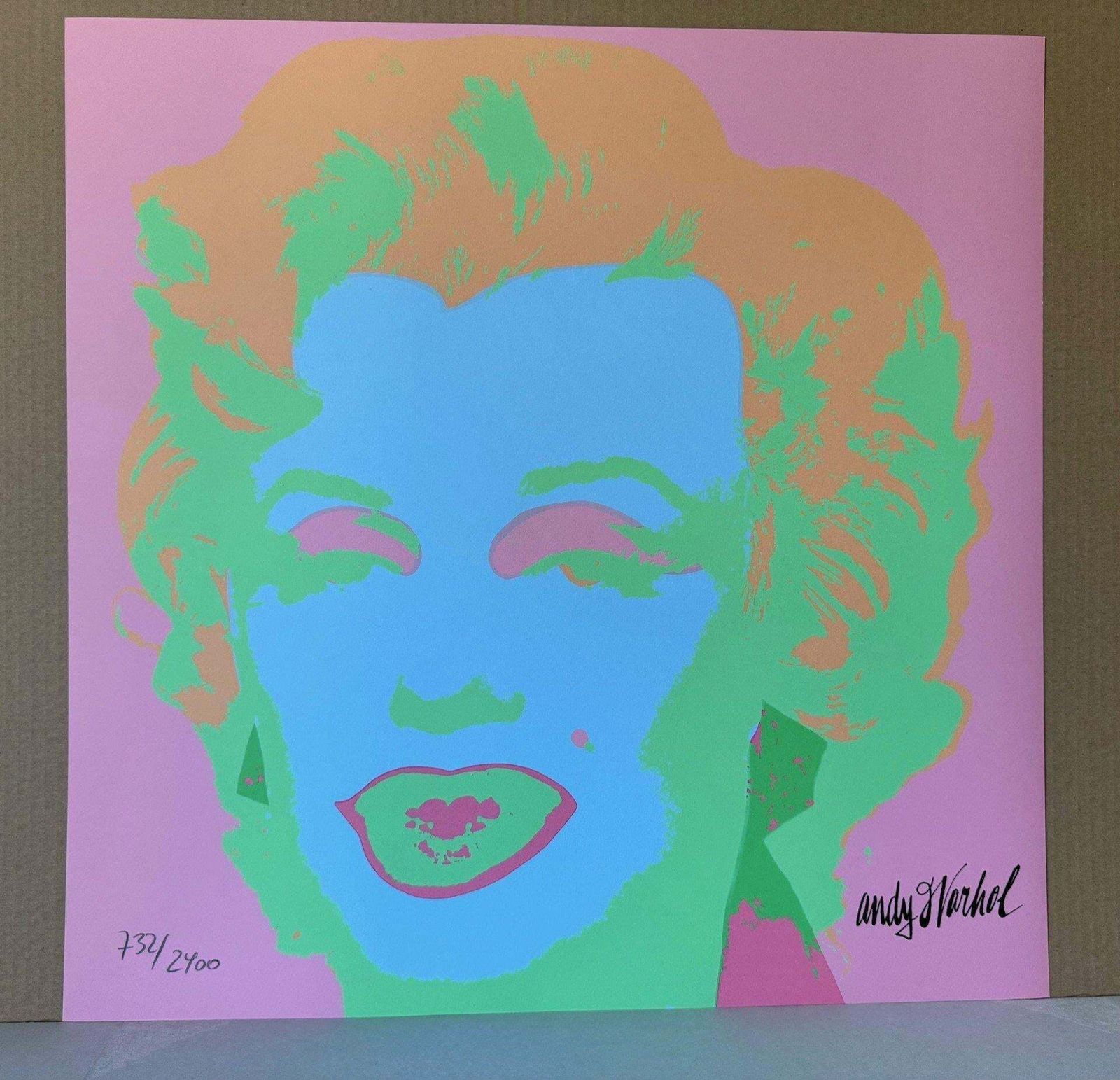 1986 Carnegie Museum Of Art After Andy Warhol "Light Blue   Hand Numbered" Lithograph photo for sale