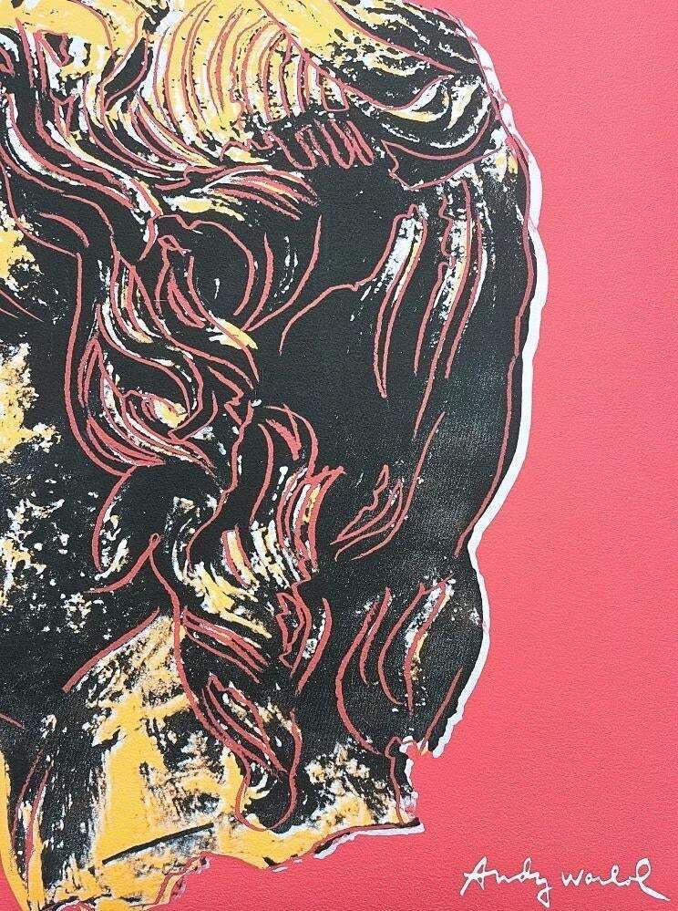 Andy Warhol, Alexander The Great Pink, 1986, Lithograph From The Carnegie Museum Of Art photo for sale