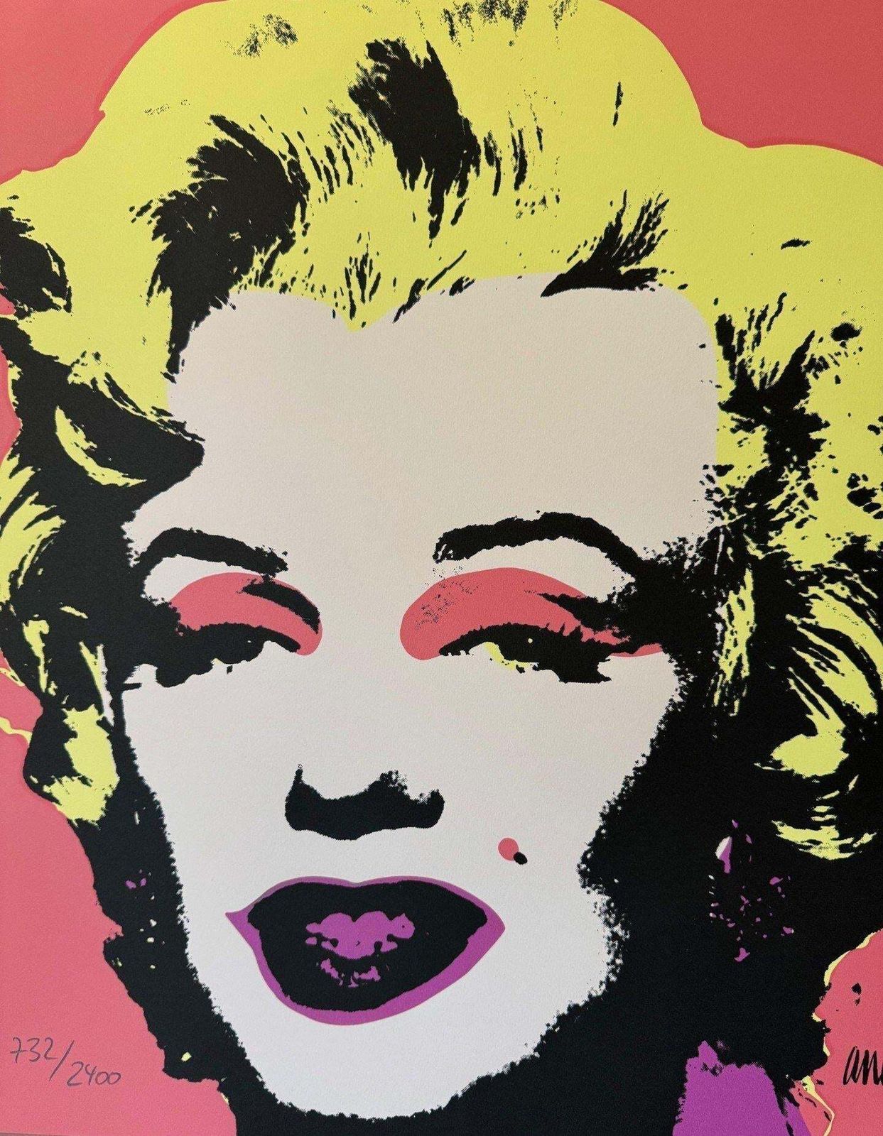 Andy Warhol – Golden Pop Marilyn photo Art