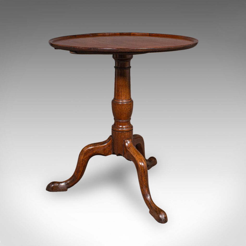 Small Antique Afternoon Tea Table, English, Side, Wine, Lamp, Georgian, C.1800 photo for sale