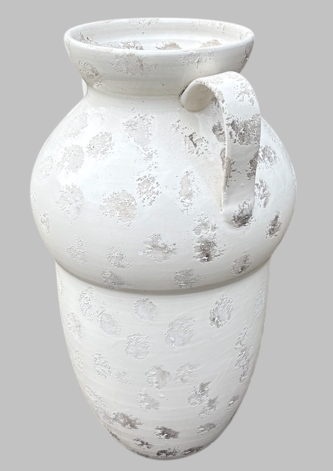 Large Italian Montelupo Vase By Trio (Height 60 Cm) photo for sale