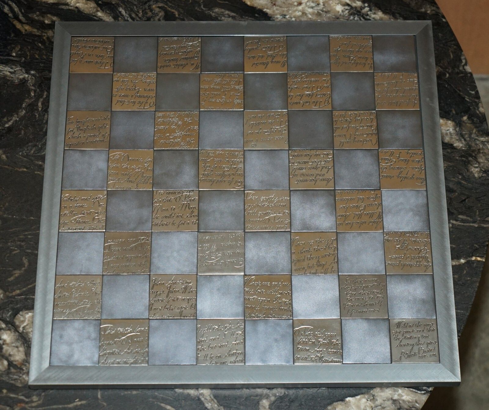 New In The Box Ltd Edition 18/500 Robert Burns Scottish Chess Set photo buy