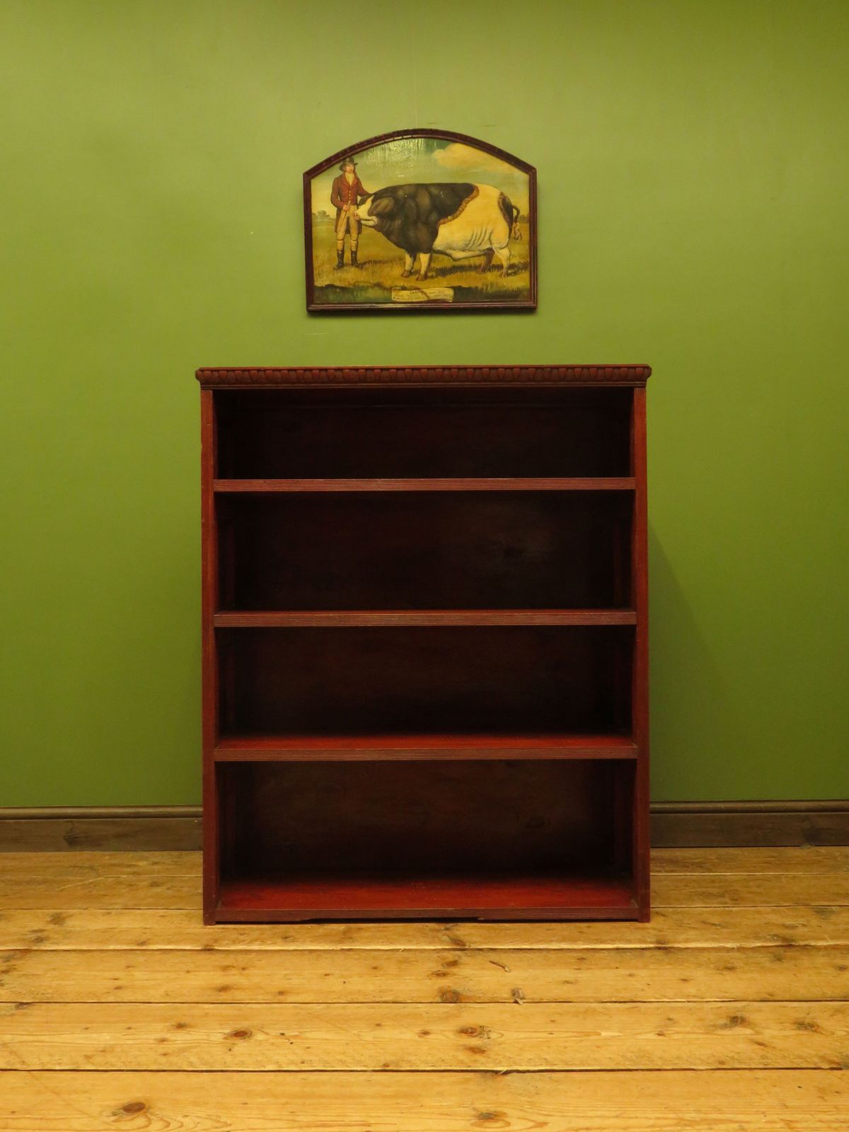 photo for sale Rustic Red Pine Shelf Unit, 1900s