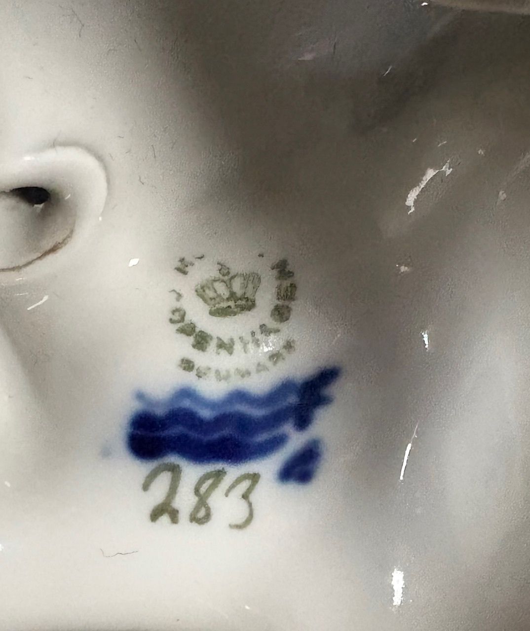 Large Royal Copenhagen Porcelain “Two Barn Owls” Figure (Model 283) photo 650.0