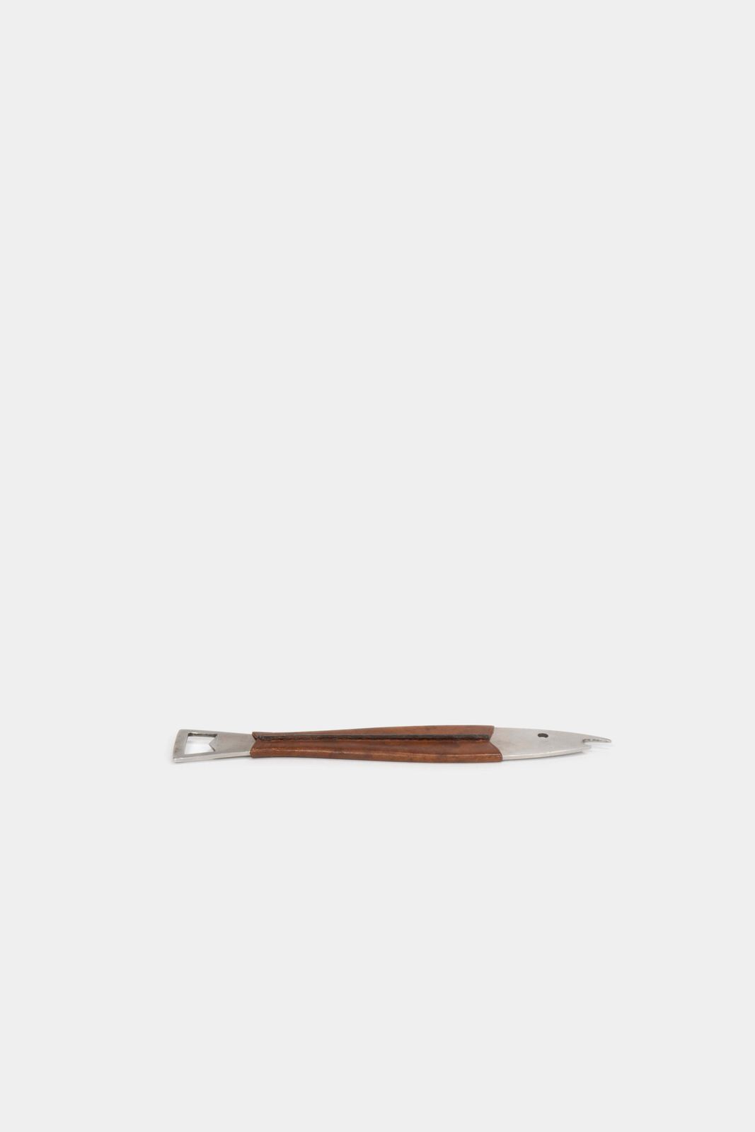 Carl Auböck, N°4687 Bottle Opener "Neptune" With Leather, 1955 photo 332.0
