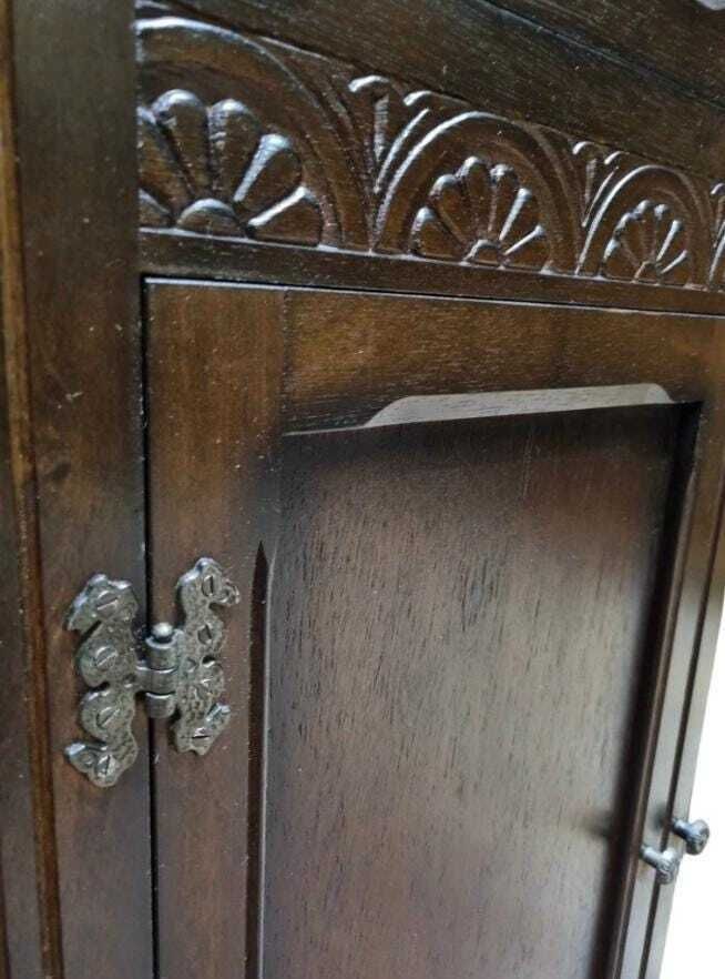 Vintage Oak Corner Cabinet / Priory Oak / 1970s photo Furniture