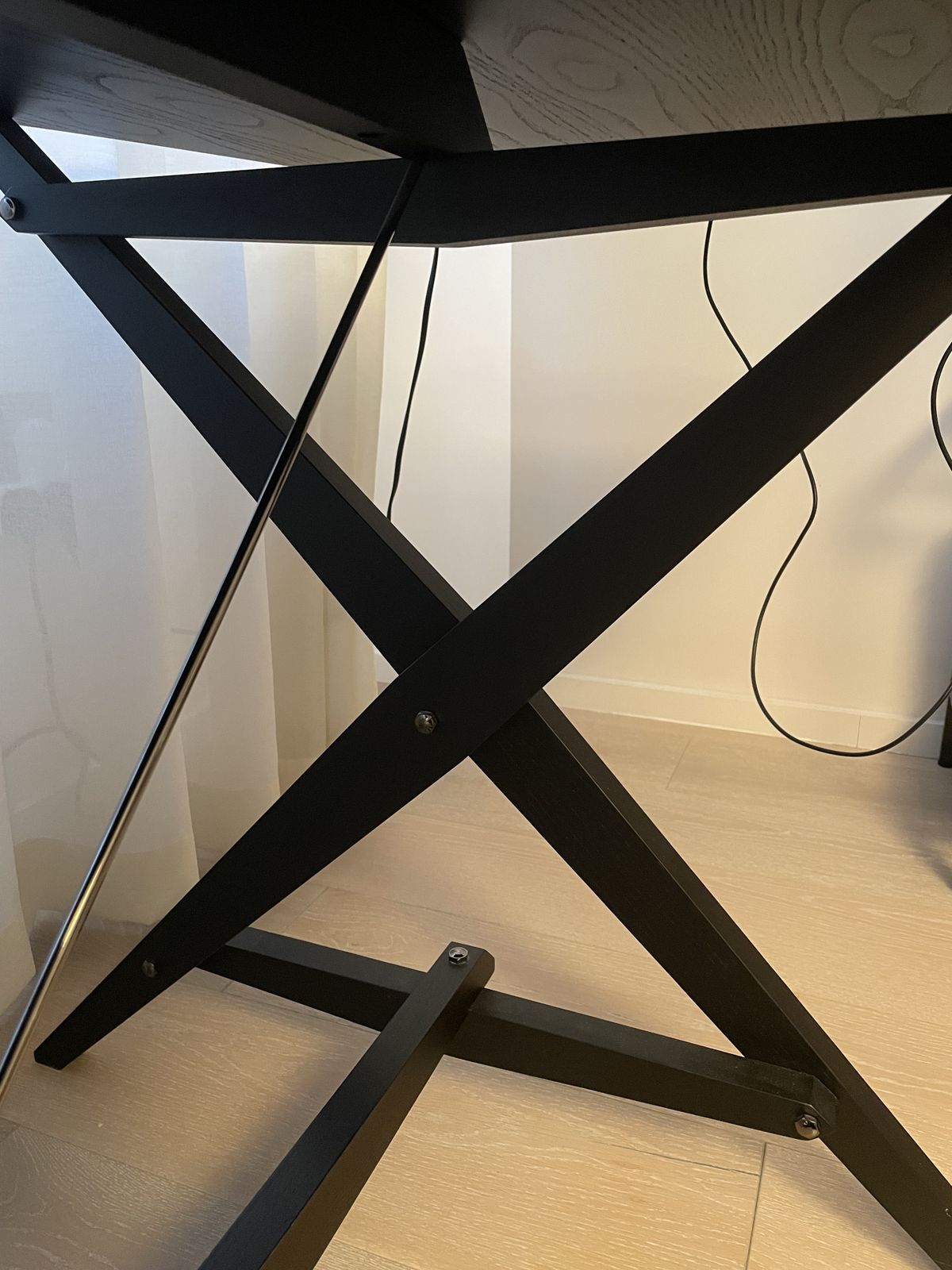 photo furniture Franco Albini For Cassina ‘Cavalletto’ Writing Desk – Black Stained Ash
