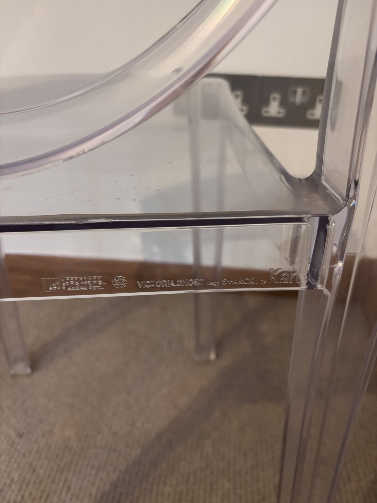 Kartell Victoria Ghost Dining Table/Dressing Tabke Chair Rrp£194+ photo buy