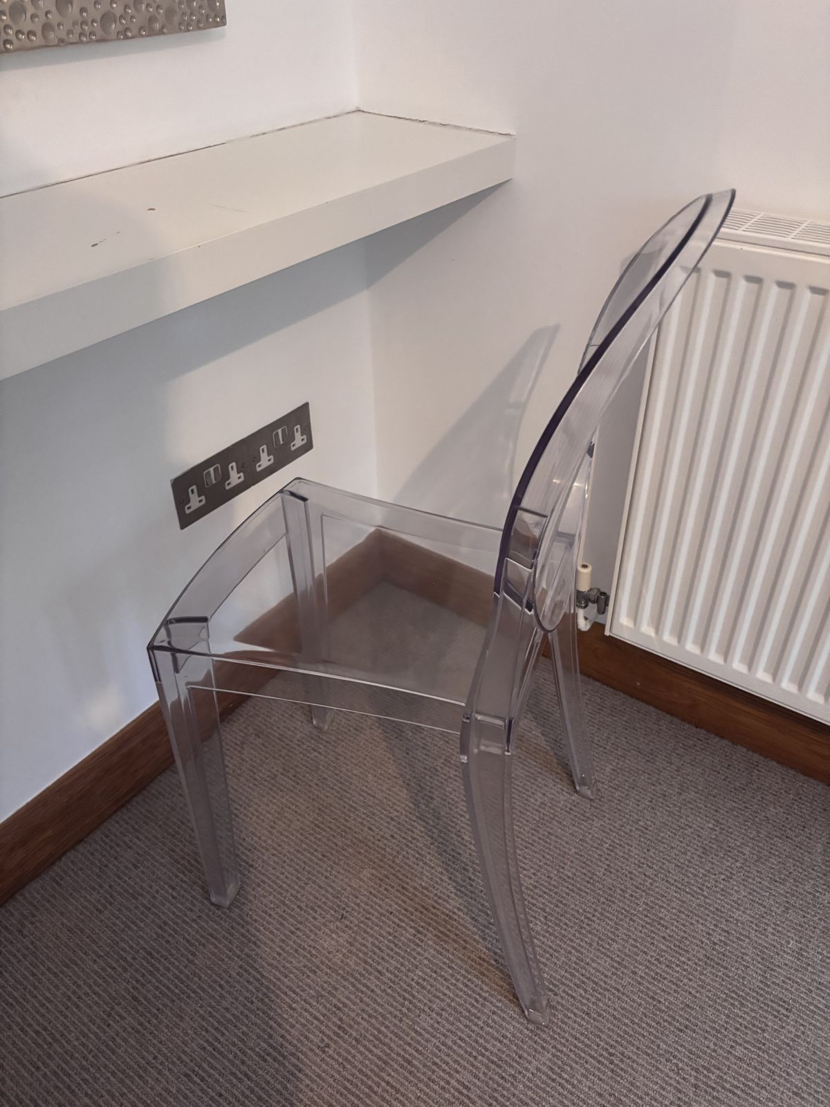 Kartell Victoria Ghost Dining Table/Dressing Tabke Chair Rrp£194+ photo vintage