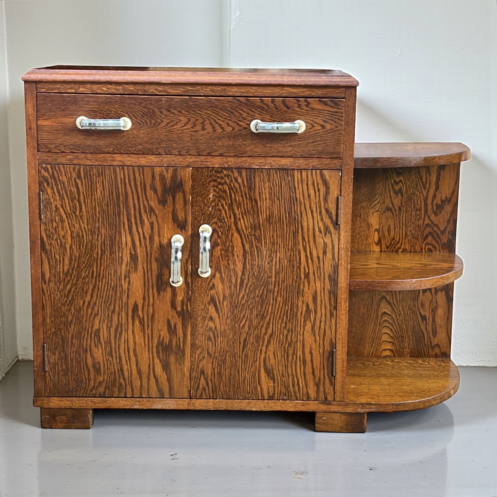 Art Deco Side Cupboard By Brightwell England