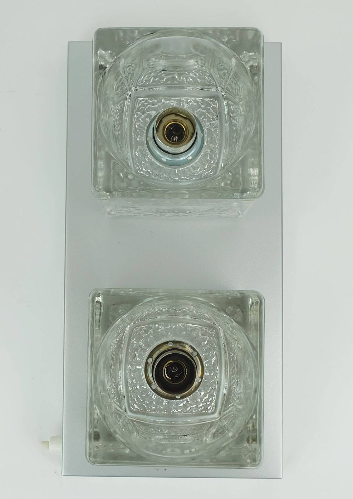 Peill & Putzler N° 1 Of 2 Wall Light, 60s/70s Style, With 2 Glass Cubes. photo furniture