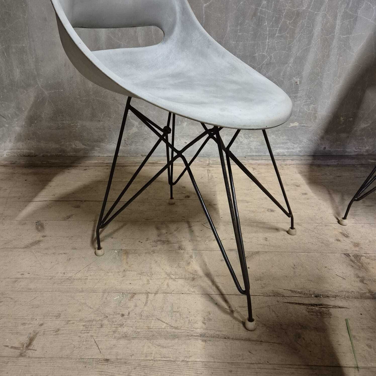 Set Of 4 Navratil Chairs By Vertex, 1960s, Czechoslovakia photo for sale