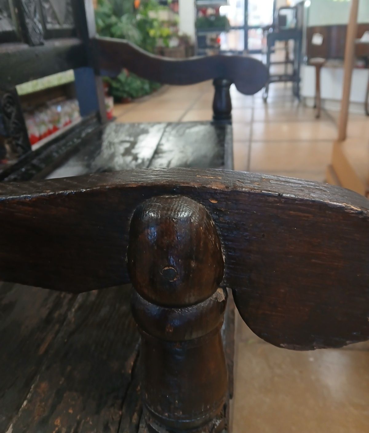 18th Century Pine Hand Carved Hall Bench Poss Reconstructed  Queen Anne Coffer photo 345.0