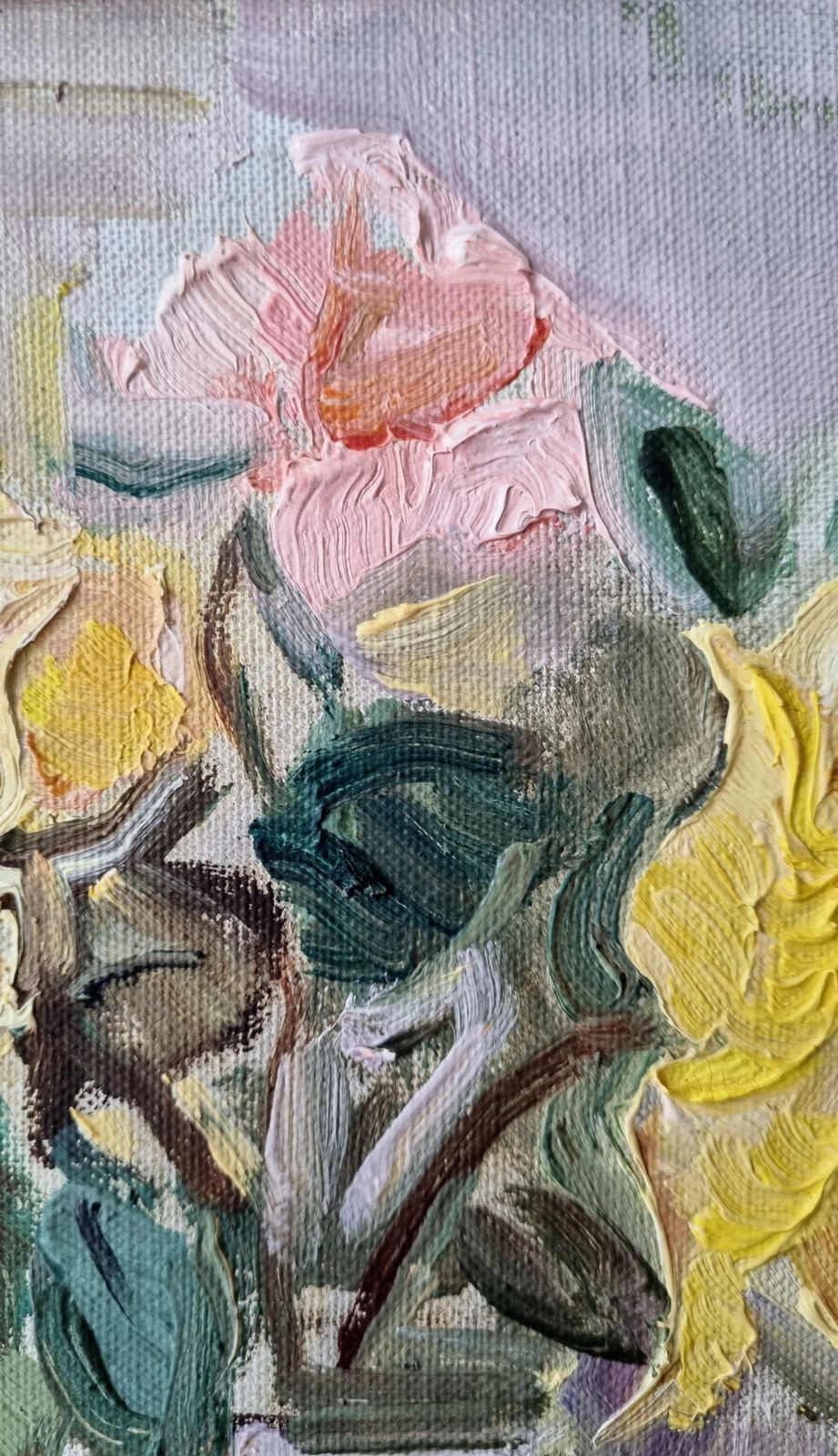 Original Framed Vintage Mid Century Swedish Floral Study Delicate Roses  Astri Ekengren  Larsson (1898 1980) photo Art