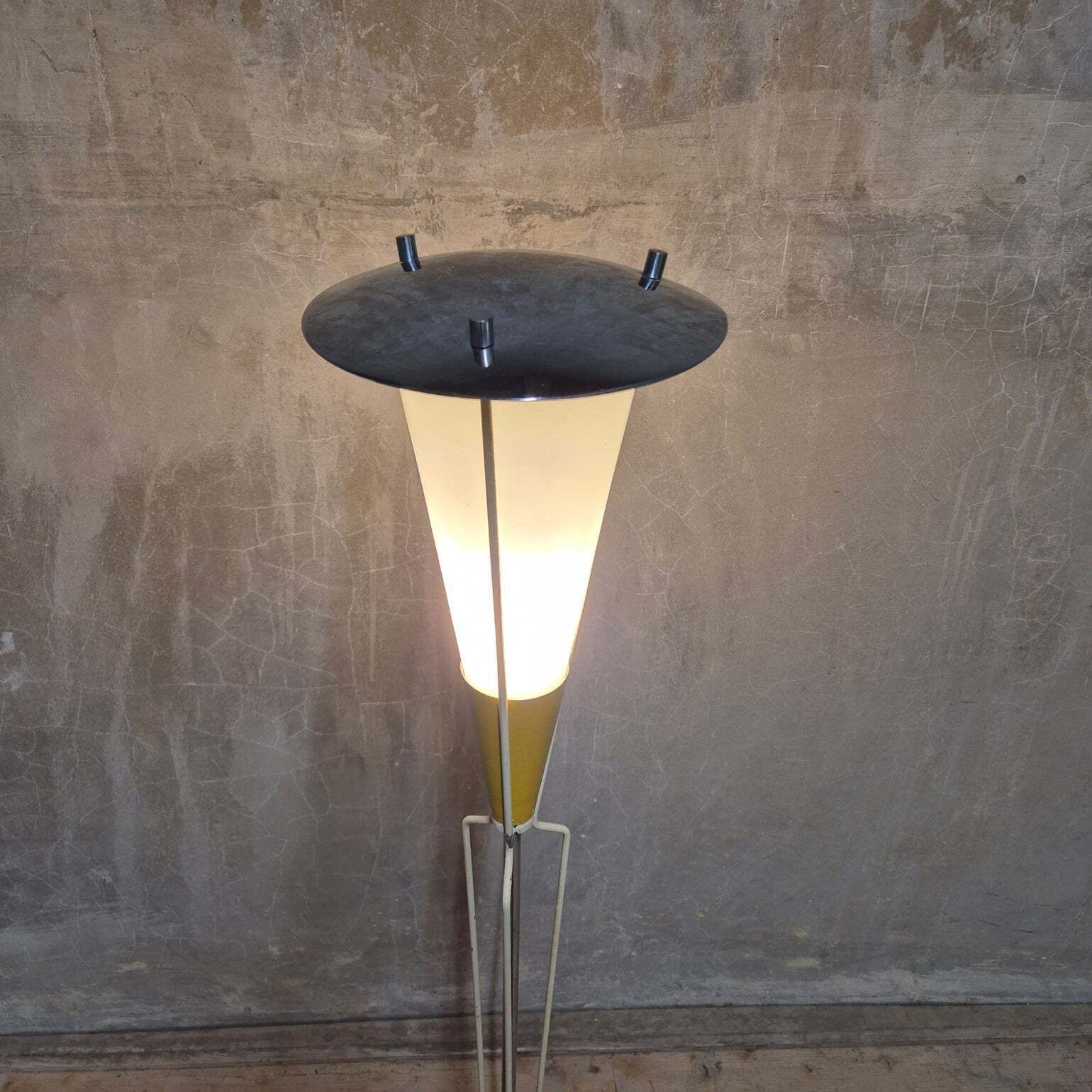 Mid Century Floor Lamp, In The Style Of Stilnovo, 1960s photo for sale