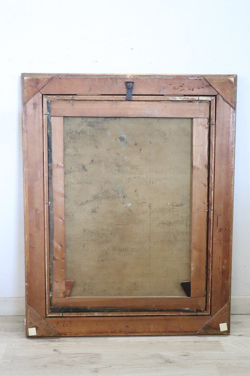 Portrait Of A Young Woman, Oil Painting On Canvas, 1917, Framed photo for sale