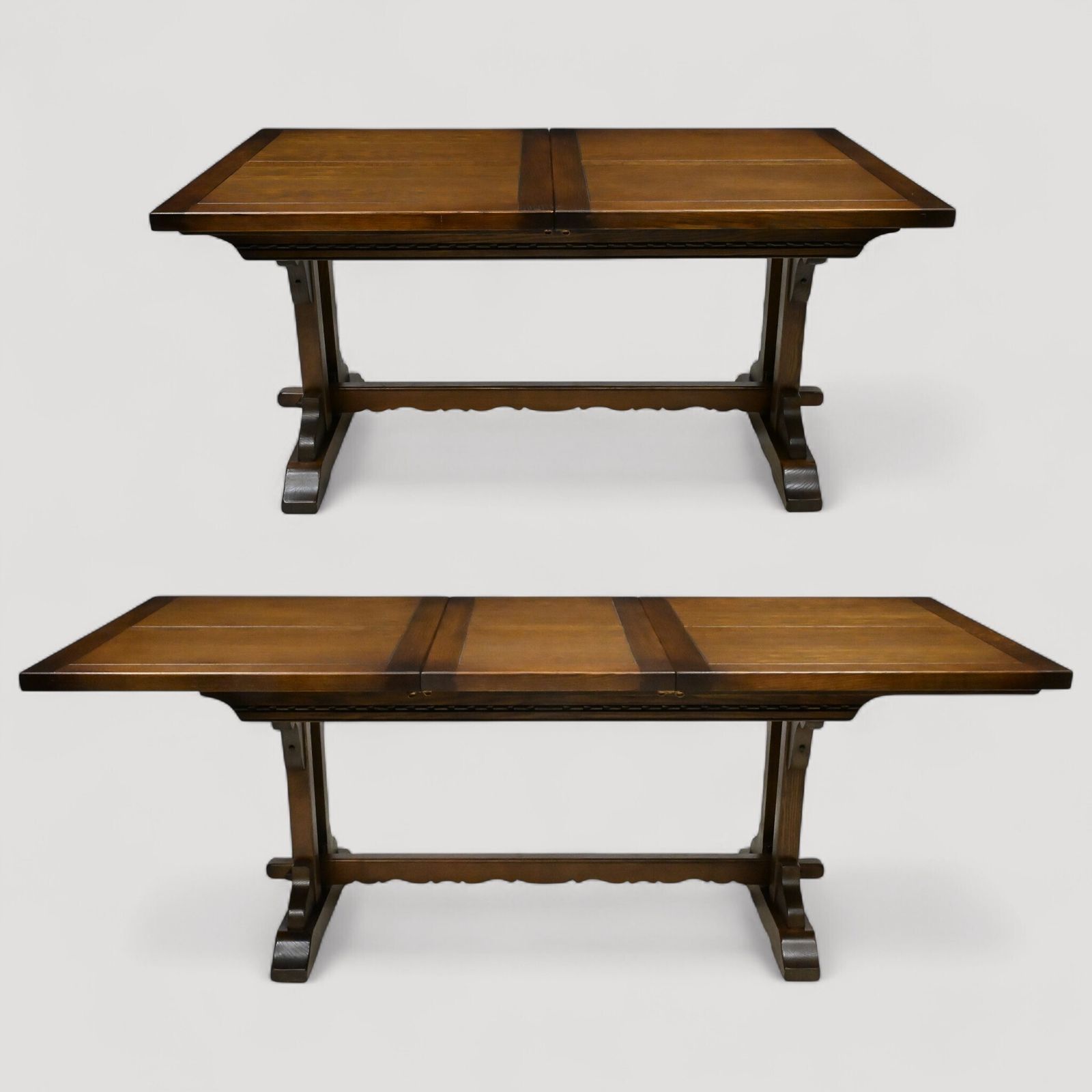 Old Charm Richmond Oak Extending Dining Table Light Oak Finish Free Uk Delivery