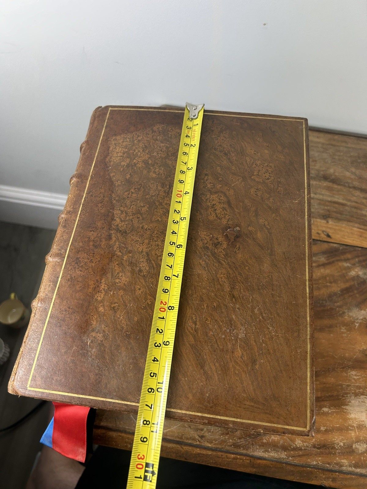 photo vinterior Breviarium Romanum 1786 Latin 4 Volume Leather Set Antique Catholic Liturgy