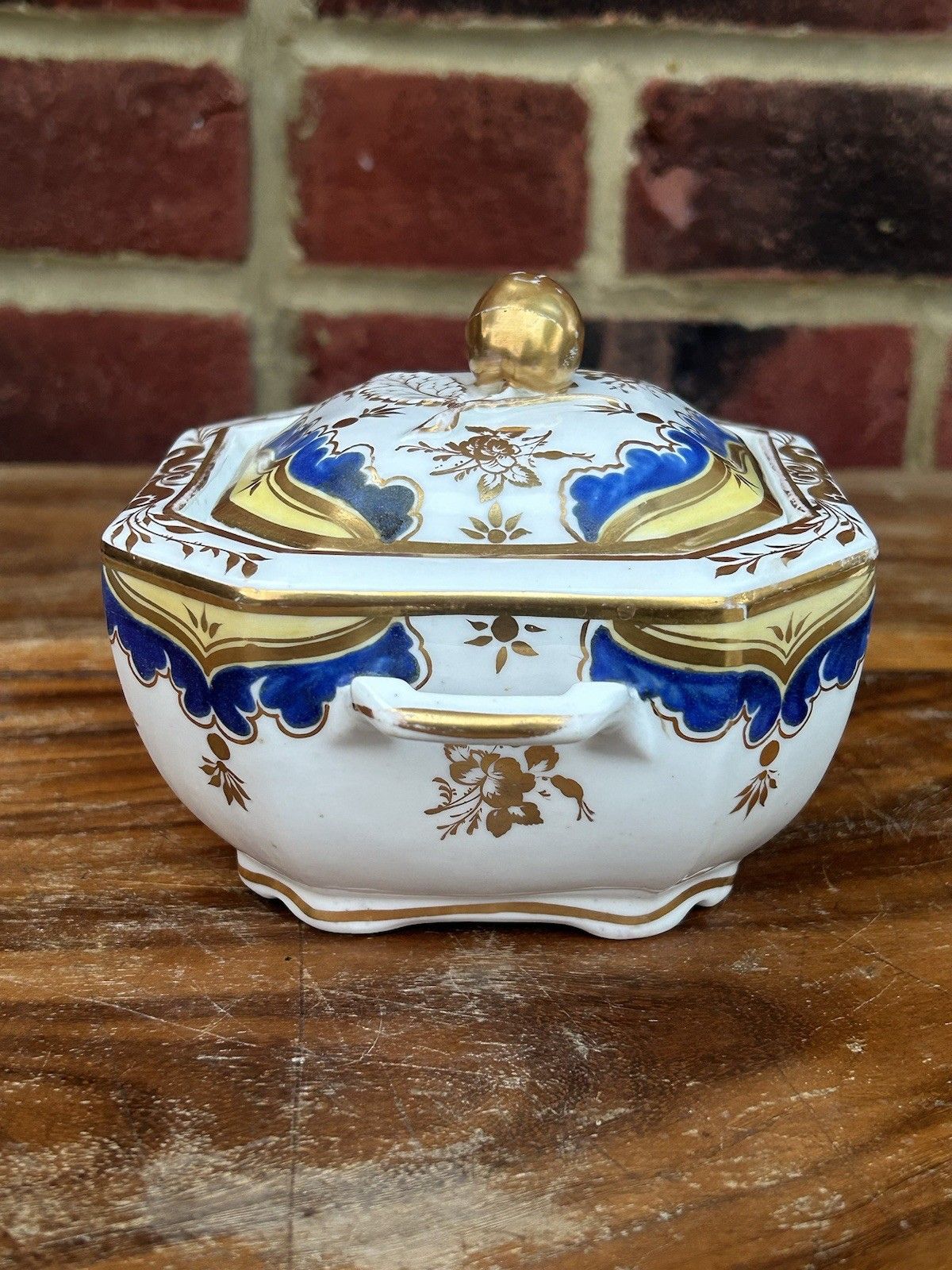 Spode Felspar Porcelain Sugar Bowl Elegant Antique 12cm Fine English China photo 52.0