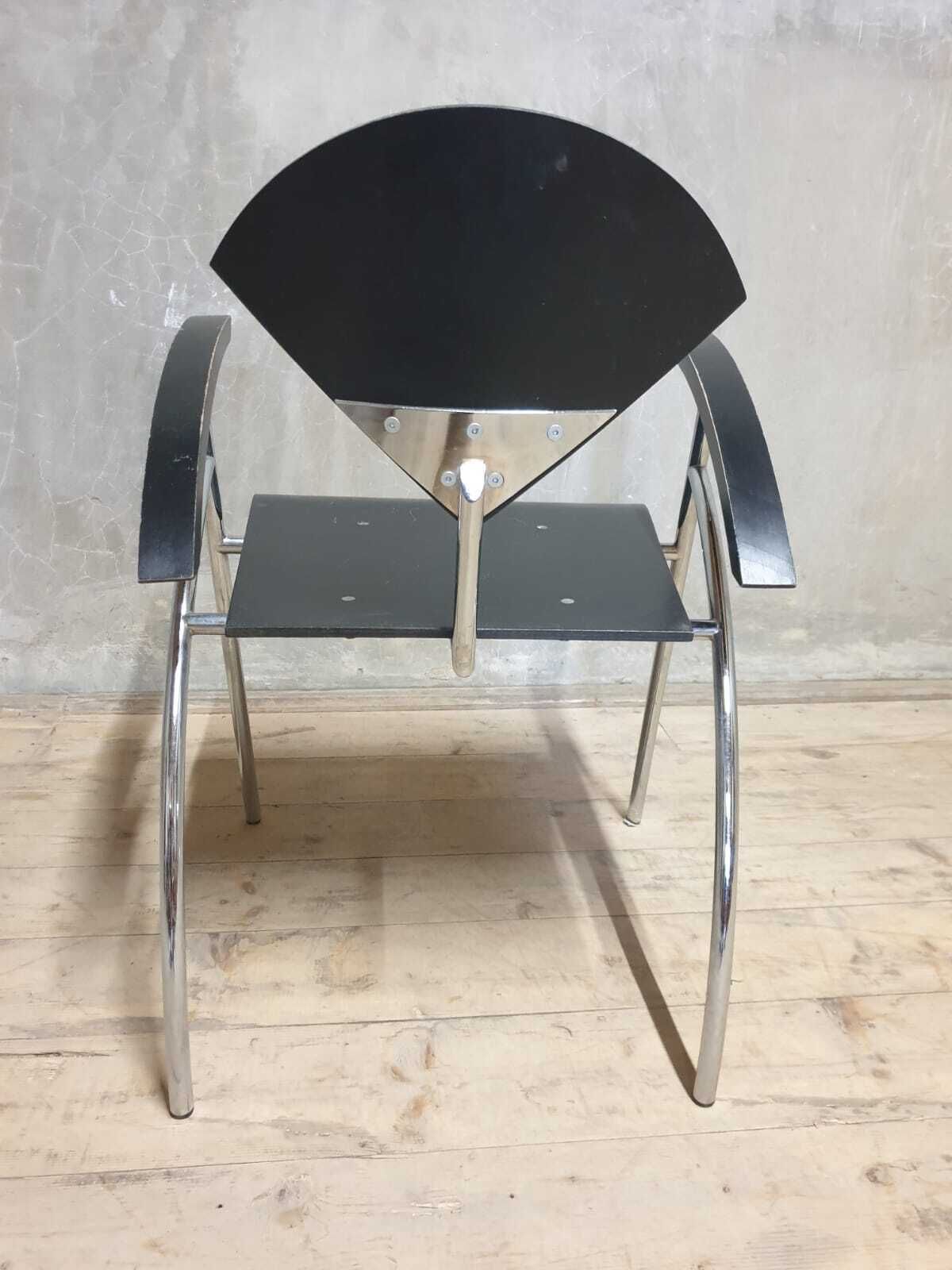 Postmodern Armchair, Stol Kamnik Style, 1990s, Slovenia photo for sale