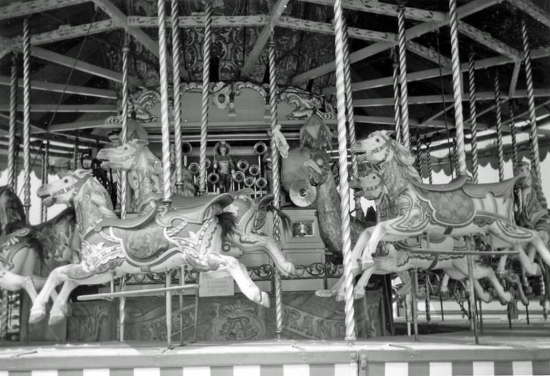 Exceptional Carousel Horse By Orton & Spooner In Original Factory Paint photo vintage