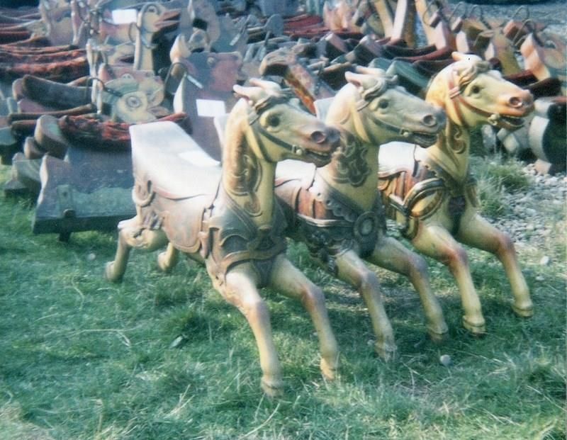 photo for sale Exceptional Carousel Horse By Orton & Spooner In Original Factory Paint