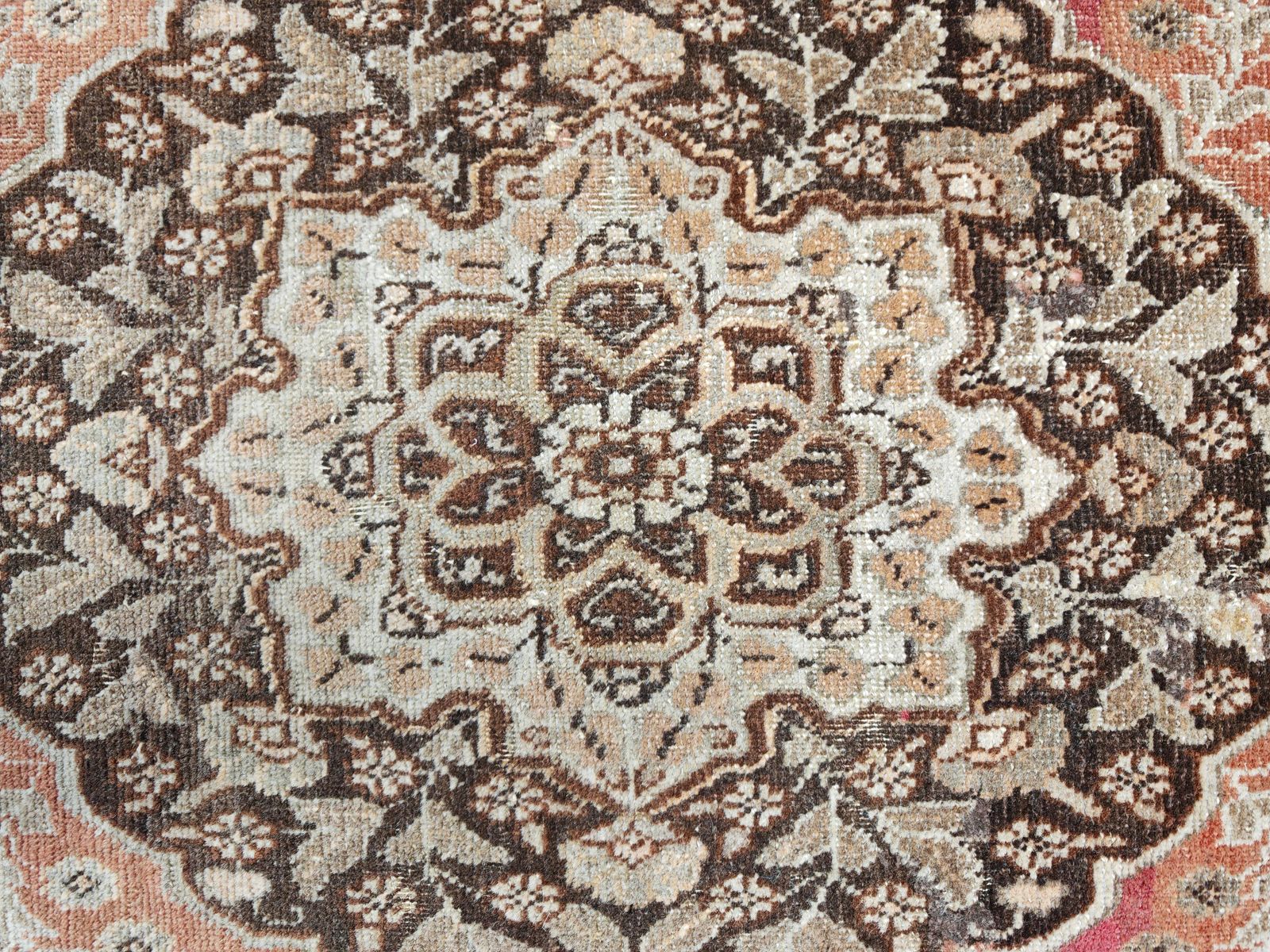 Antique Tabriz Rug In Superb Tones, 100% Wool, West Asia 1920s photo buy