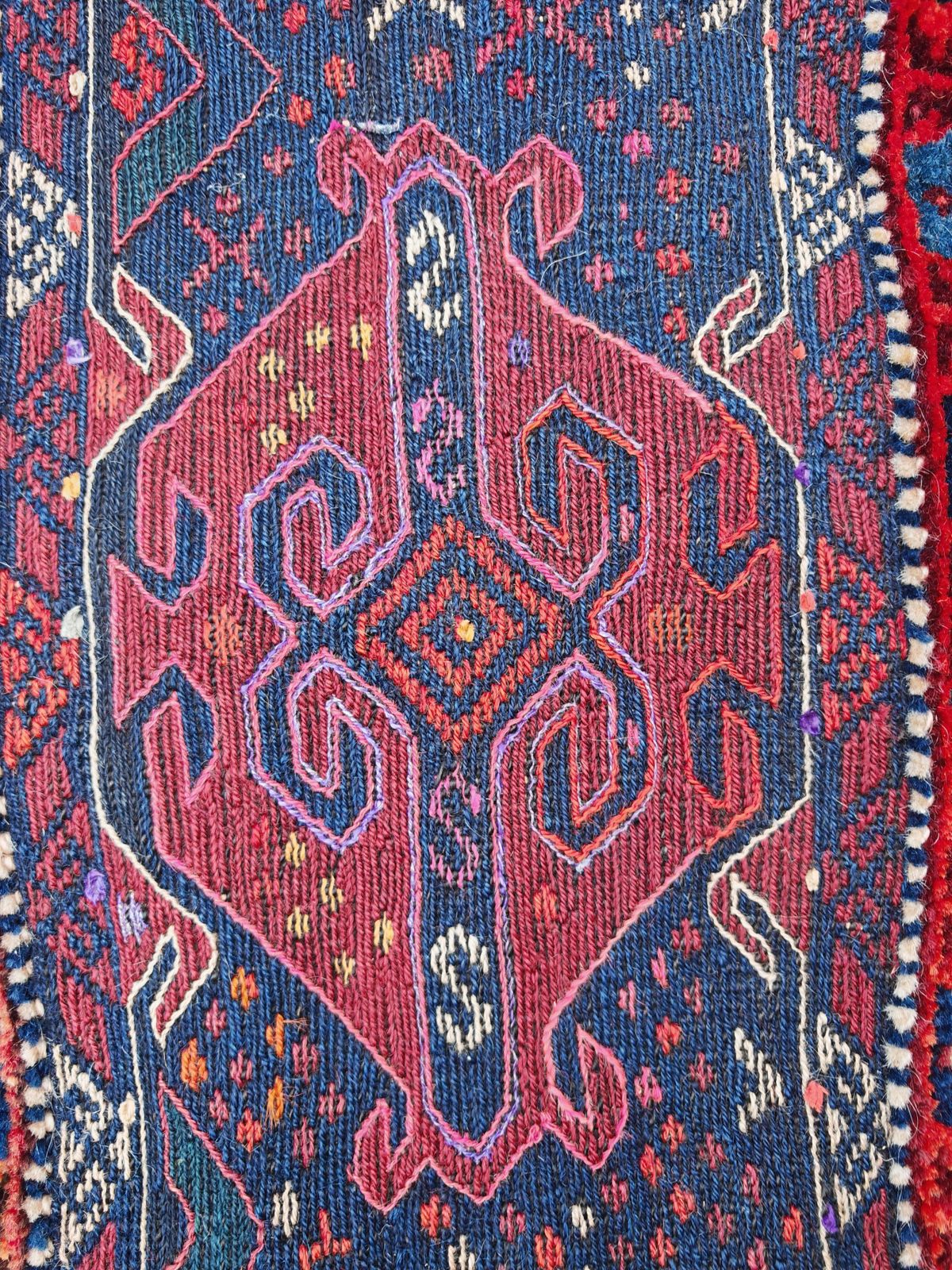 Antique Kurdish Hand Knotted Camel Saddle Rug, Herki Tribe, 19th Century photo buy