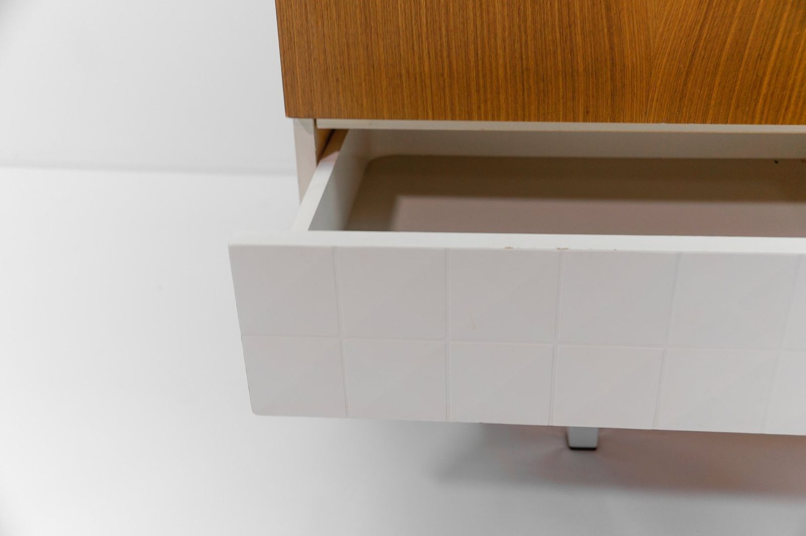 photo for sale Mid Century Modern Brown & White Sideboard, 1960s