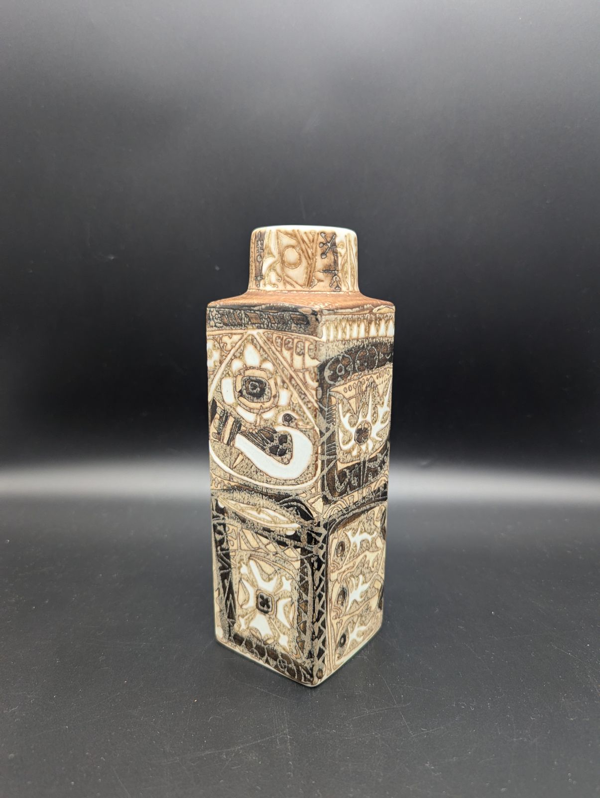 Royal Copenhagen Baca Faience Vase — Nils Thorsson — Shape 719/3257 — C.1967–69 photo Home Decor