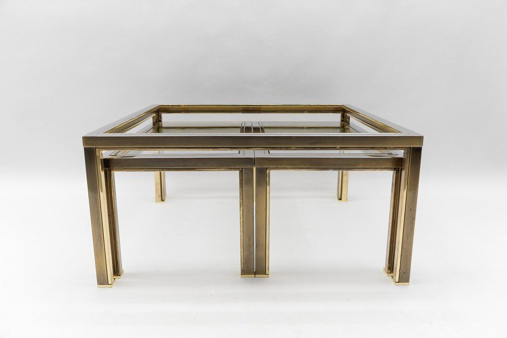Vintage French Nesting Tables, 1970s, Set Of 3 photo 1050.0