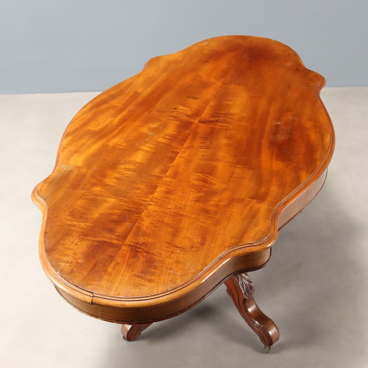 Antique Coffee Table Mahogany Italy Mid XIX Century photo 400.0