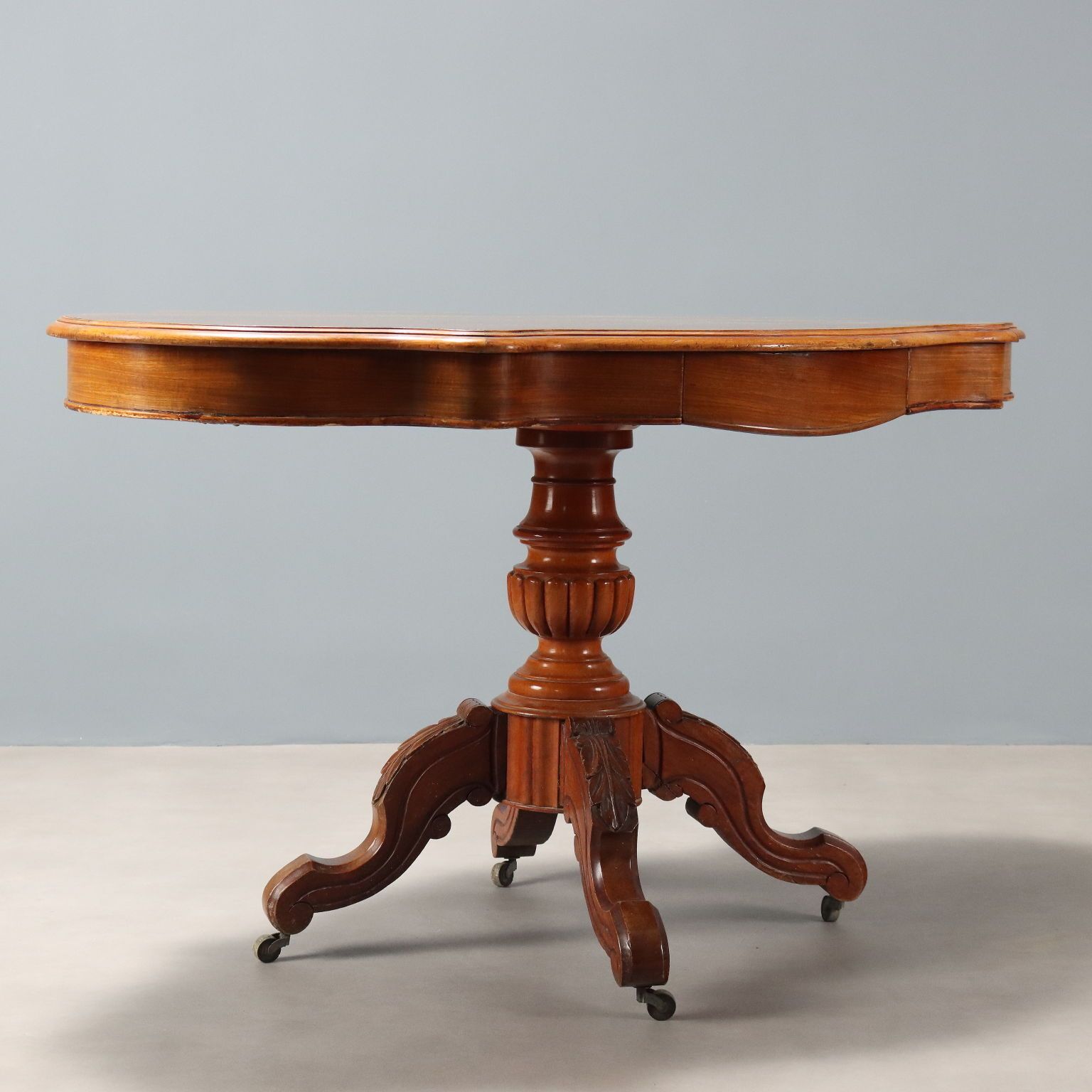 photo for sale Antique Coffee Table Mahogany Italy Mid XIX Century