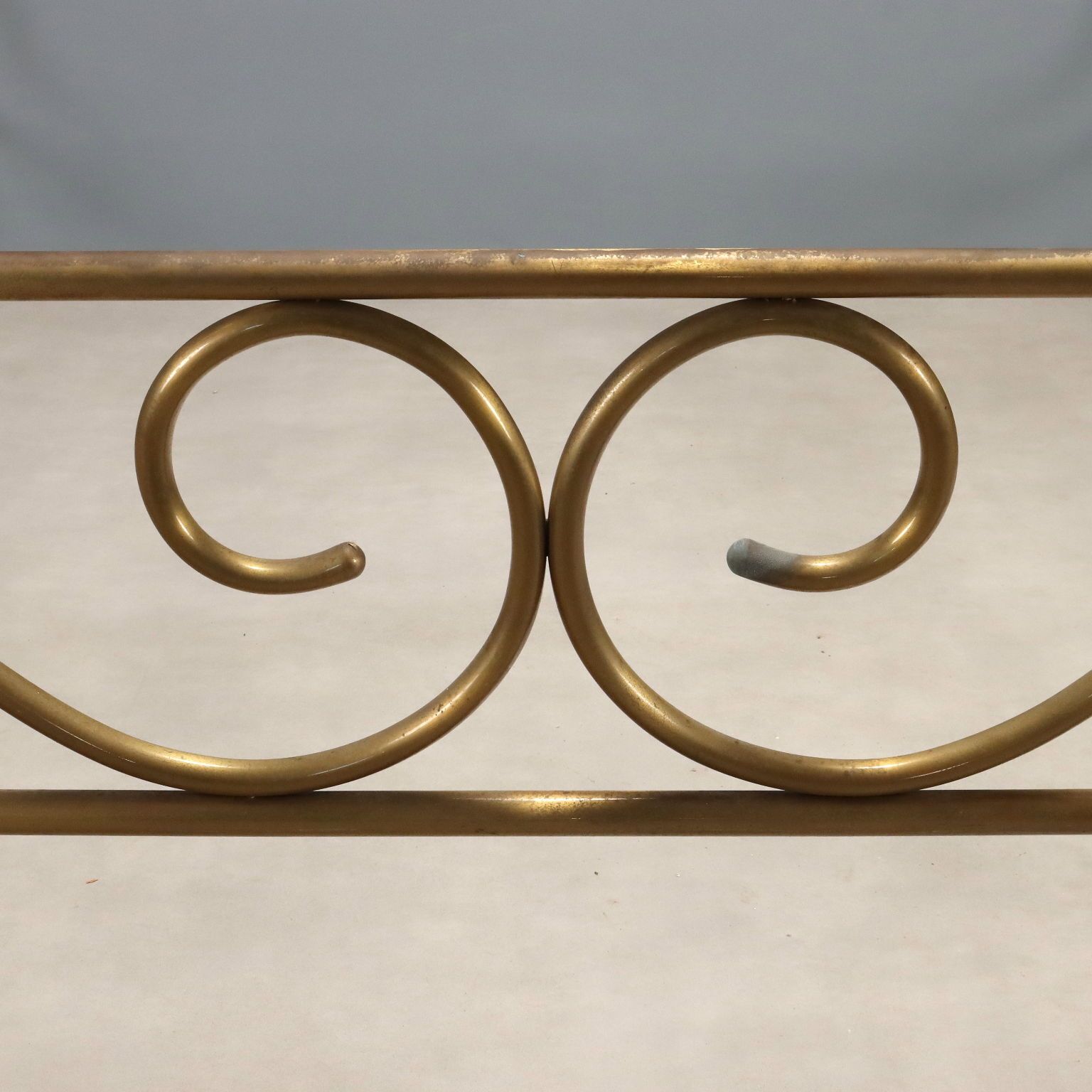 Antique Double Bed Brass Decorations Italy XX Century photo buy