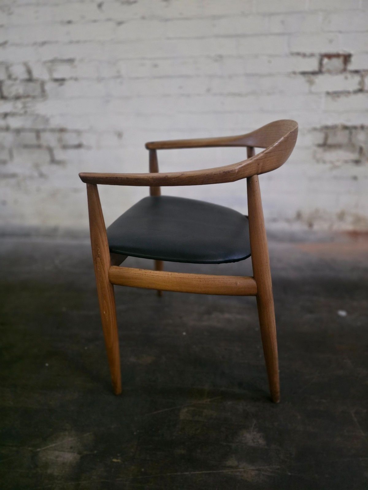 photo for sale Set Of 4 Danish Teak Mid Century Elbow Chairs
