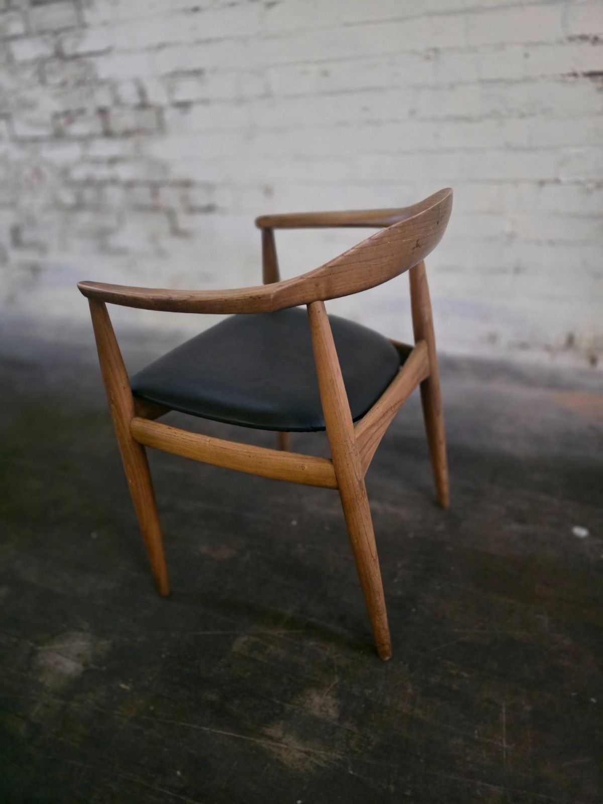Furniture Set Of 4 Danish Teak Mid Century Elbow Chairs photo
