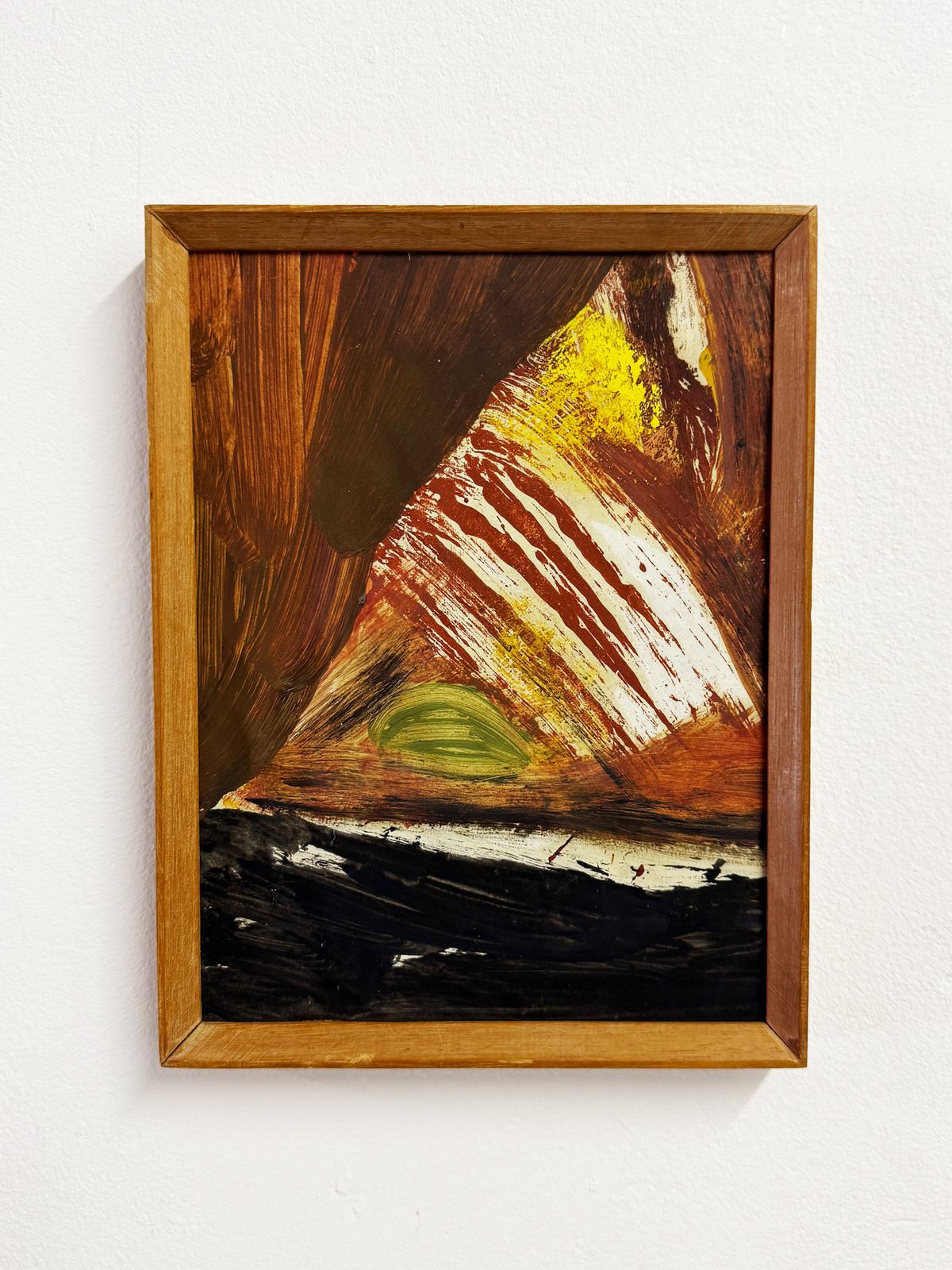 Dorothea Allen Expressionist Abstract Modernist Painting Framed Mid Century 1972 photo furniture